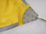 Finition pointe aluminium voile d'ombrage